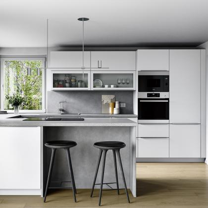 Markenküche mit Komplettausstattung